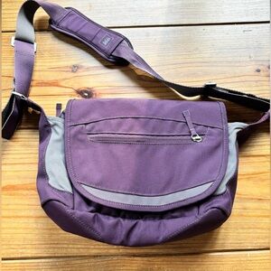 REI Purple and Gray Crossbody Bag